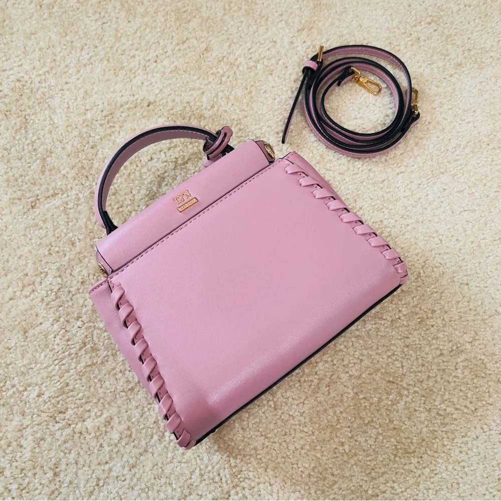 LYN Pink Top Handle Crossbody Bag - Picture 1 of 9